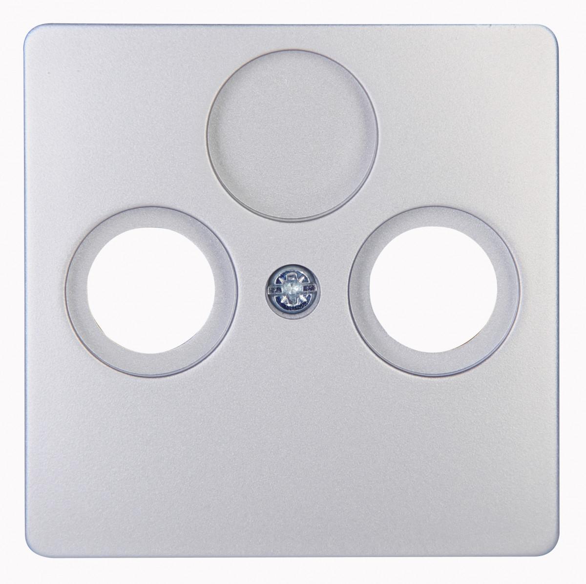 HK05 - afdekplaat TV/FM zilver