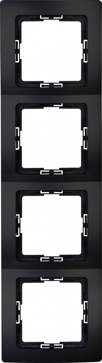 Kopp HK 05 HK05 - afdekraam 4-voudig mat-zwart