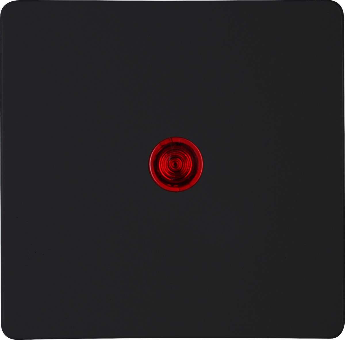 Kopp HK 05 HK05 - wip enkel met lens rood, mat-zwart