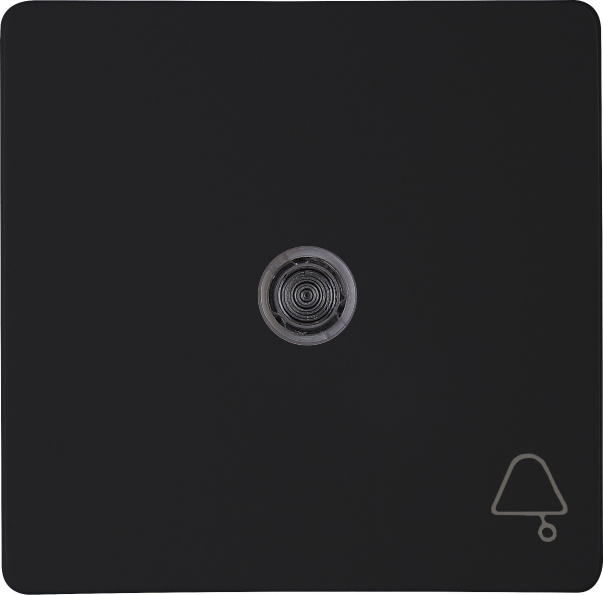 Kopp HK 05 HK05 - wip enkel met lens transparant, symbool "klok", mat-zwart