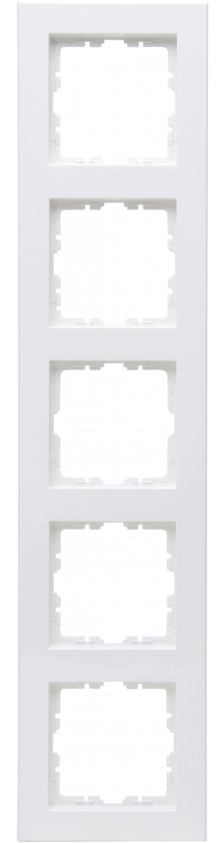 Kopp HK 07 HK07 - afdekraam 5-voudig met tekstvenster verticaal helder wit