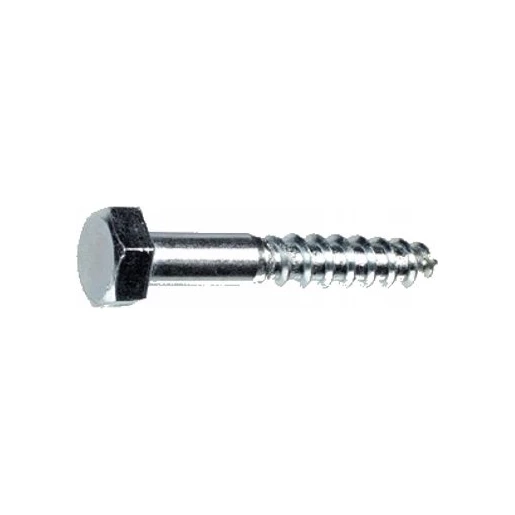 Hoenderdaal Houtdraadbout zeskant VZ din571 6x60