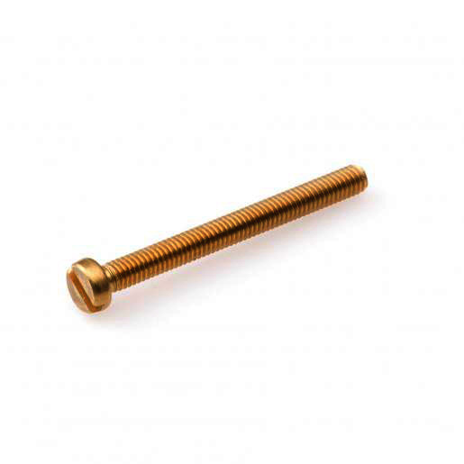 Hoenderdaal Metaalschroef messing blank cilinderkop m5x20