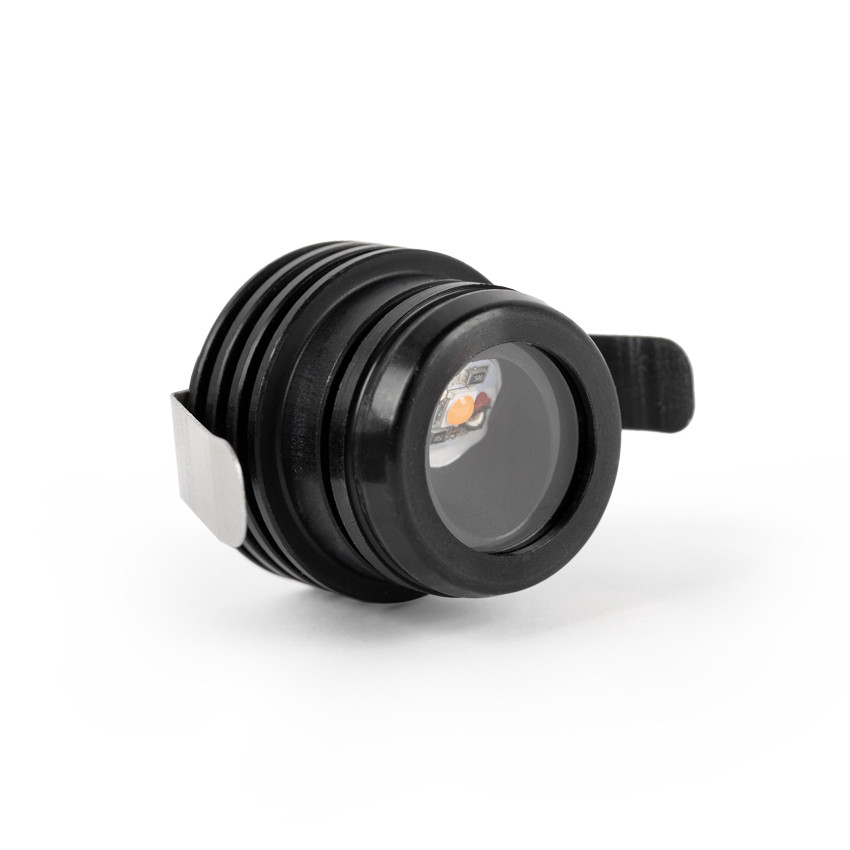 HOFFLIGHTS INBOUW PLAFONDVERLICHTING 1.4005.0512 madeira 1/2W 3000K ip65 zwart