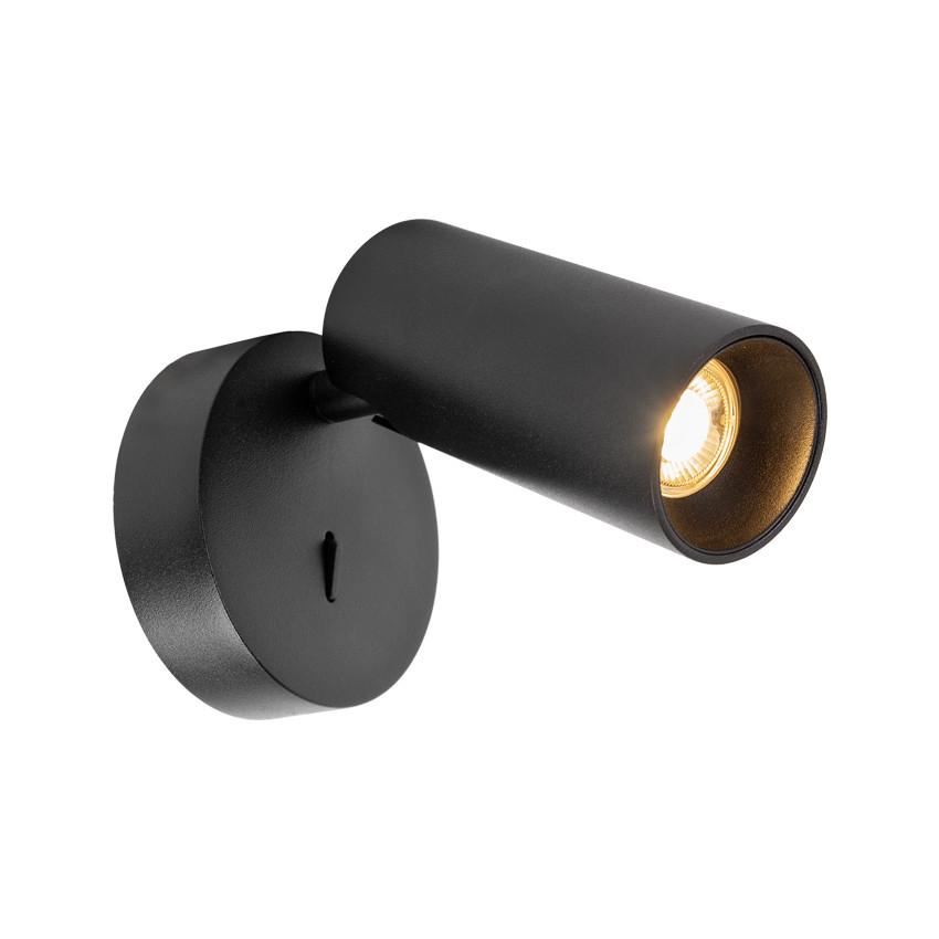 HOFFLIGHTS PLAFOND OPBOUW SPOT 1.3005.1290 bogota S 3.5W gu10 zwart