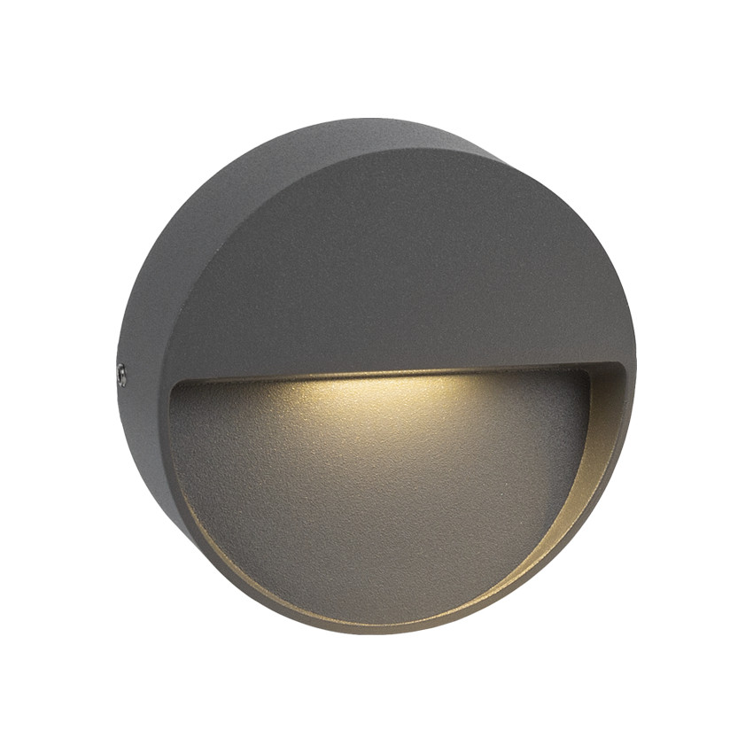 HOFFLIGHTS WAND OPBOUWARMATUUR 2.3501.1312 athens 4W 3000K round antr