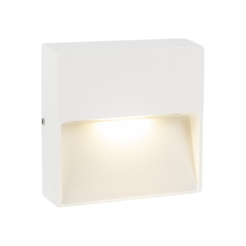 HOFFLIGHTS WAND OPBOUWARMATUUR 2.3502.1112 athens 4W 3000K square wit