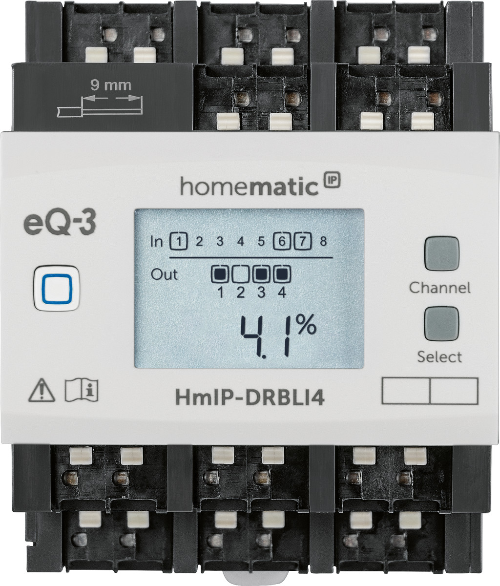 Homematic IP DRBLI4 JAL.ACT DINRAIL 4V