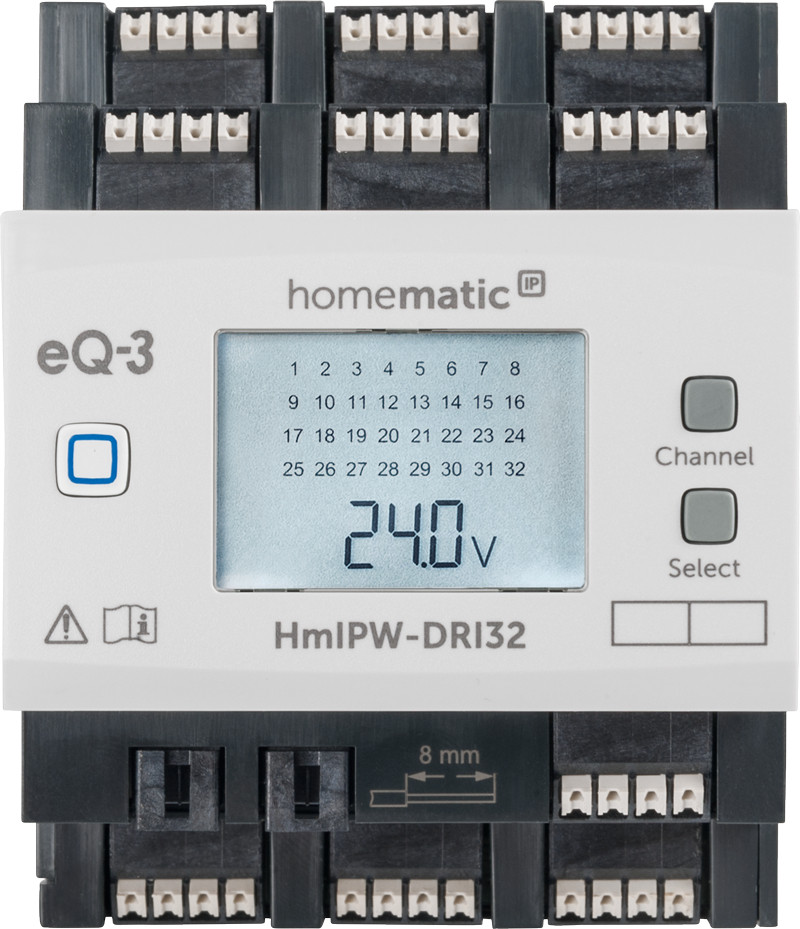 Homematic IP DRI32 INGANGSMOD 32VOUDIG