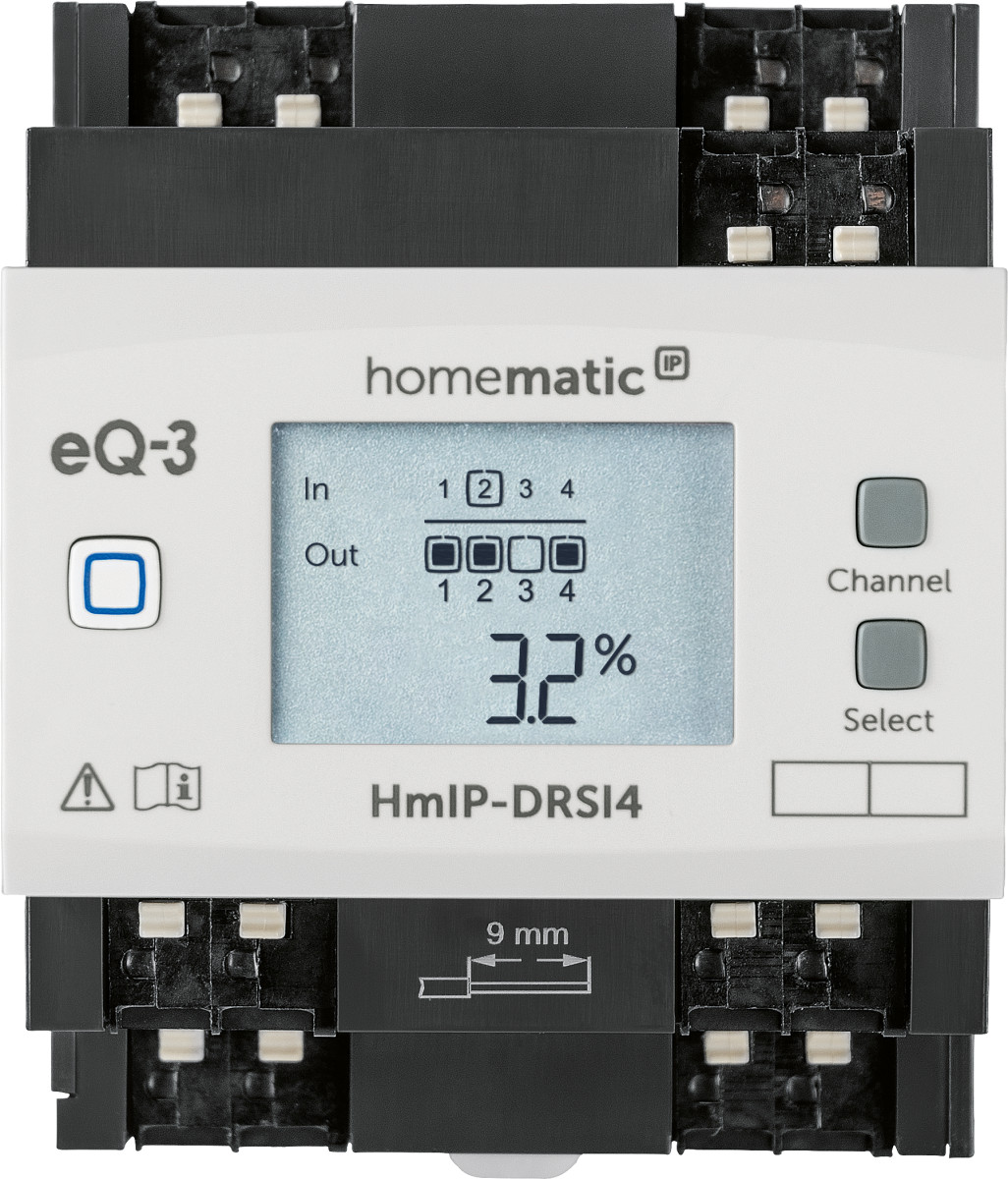 Homematic IP DRSI4 SCH.ACT DINRAIL  4V