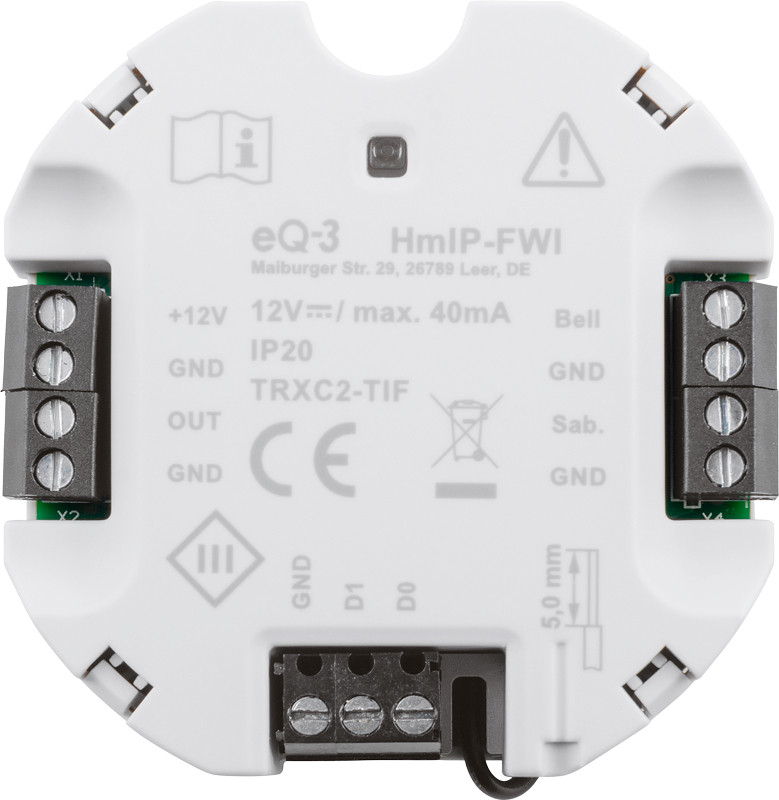 Homematic IP FWI WIEGAND INTERFACE