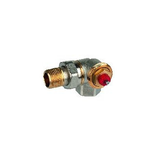 Honeywell Home Radiator afsluiters Radiatorafsluiter Dubbelhaaks rechts DN10, type FX voor LT toepassinge