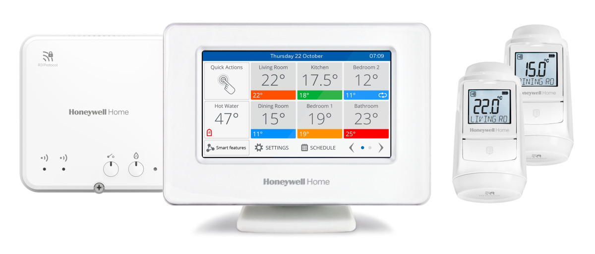 Honeywell Home Zone regelsystemen Evohome 2-zone radiatorpakket met stuurmodule