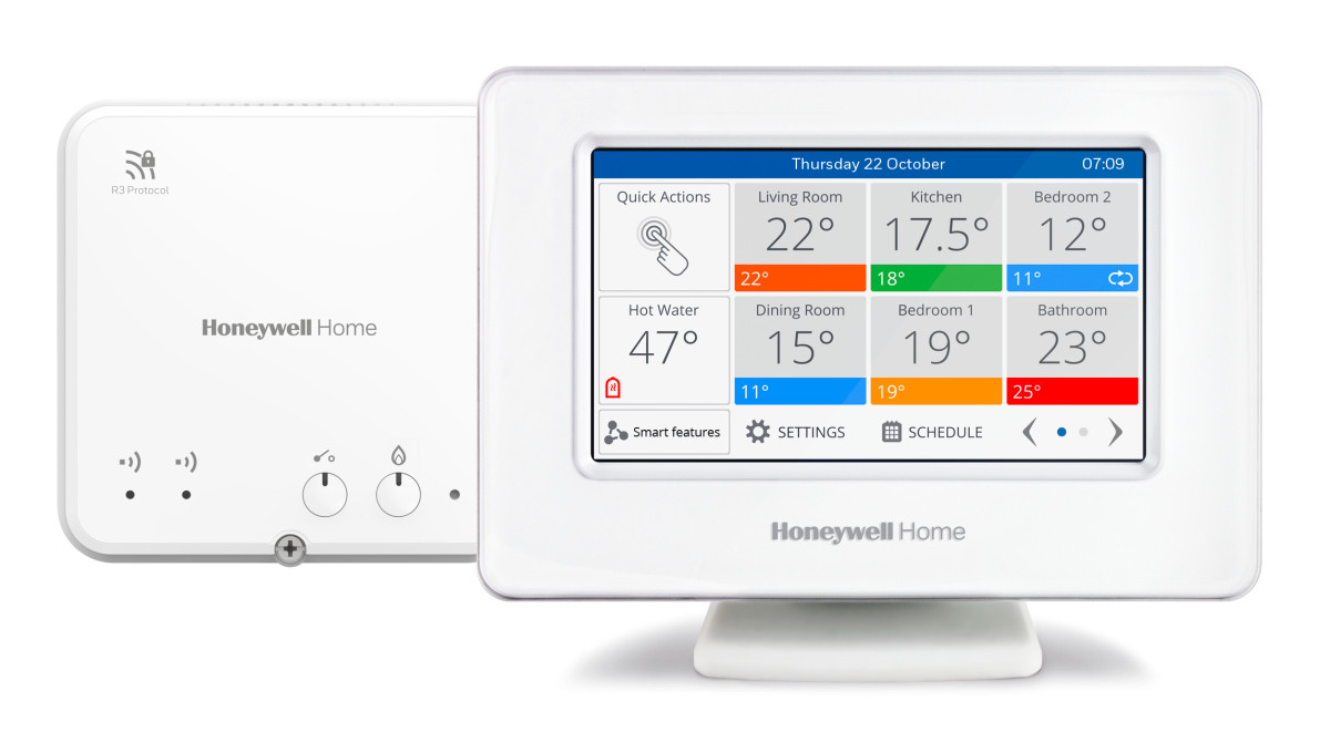 Honeywell Home Zone regelsystemen Evohome Slimme thermostaat met stuurmodule