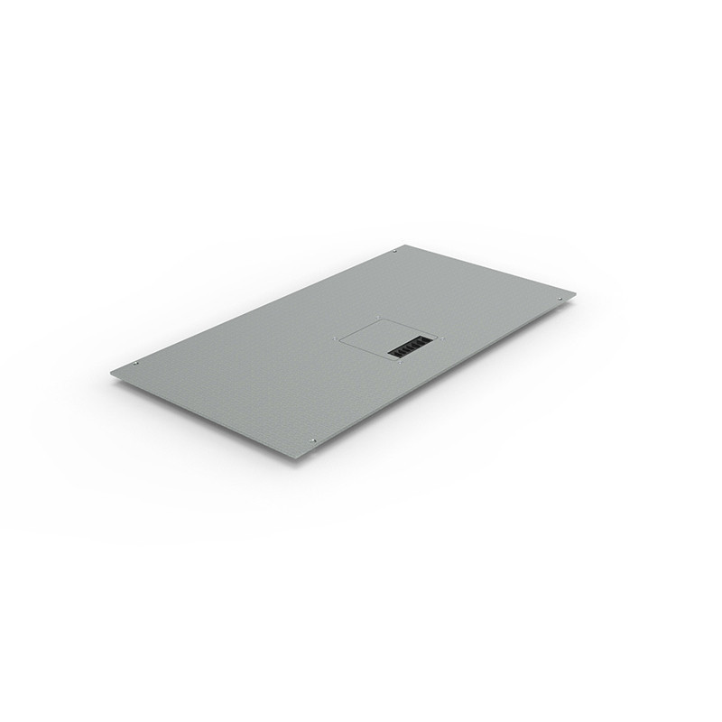 HPL Open vloergootsysteem Deksel open vloergoot V300 - inclusief kabeldoorvoer 100x100mm