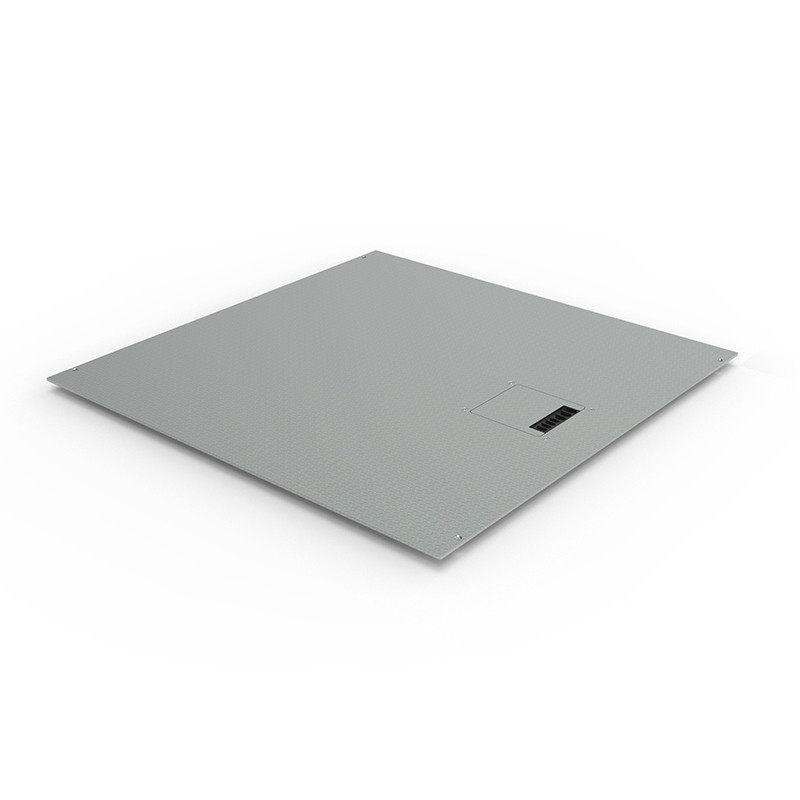 HPL Open vloergootsysteem Deksel open vloergoot V600 - inclusief kabeldoorvoer 100x100mm