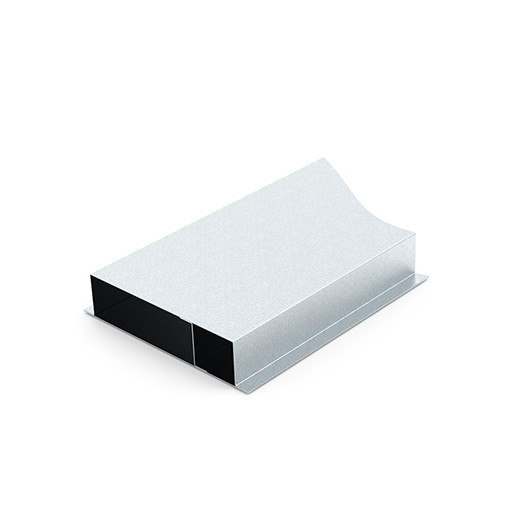 HPL Verzonken vloergootsysteem Verzonken vloergoot 190x48mm - lengte 2.5M, 2 compartimenten
