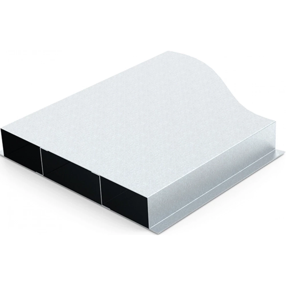 HPL Vloergoot verzonken (gesloten) verzonken 3-compartimenten 2500x340x28mm