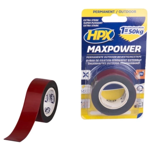 HPX Max power outdoor 25MMX2M zwart