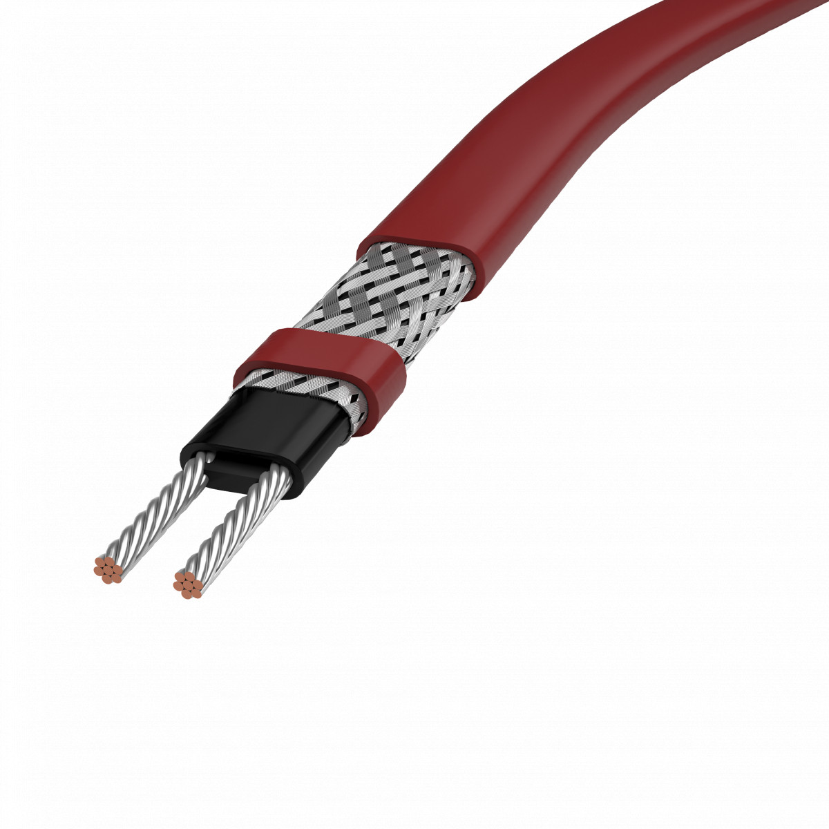 HTV Zelfregelende verwarmingskabel , 230V, 32 W/M bij 10C