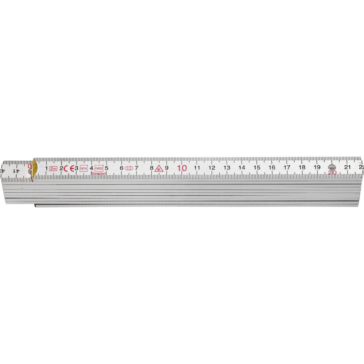 Hultafors Duimstok 4000 2M - wit