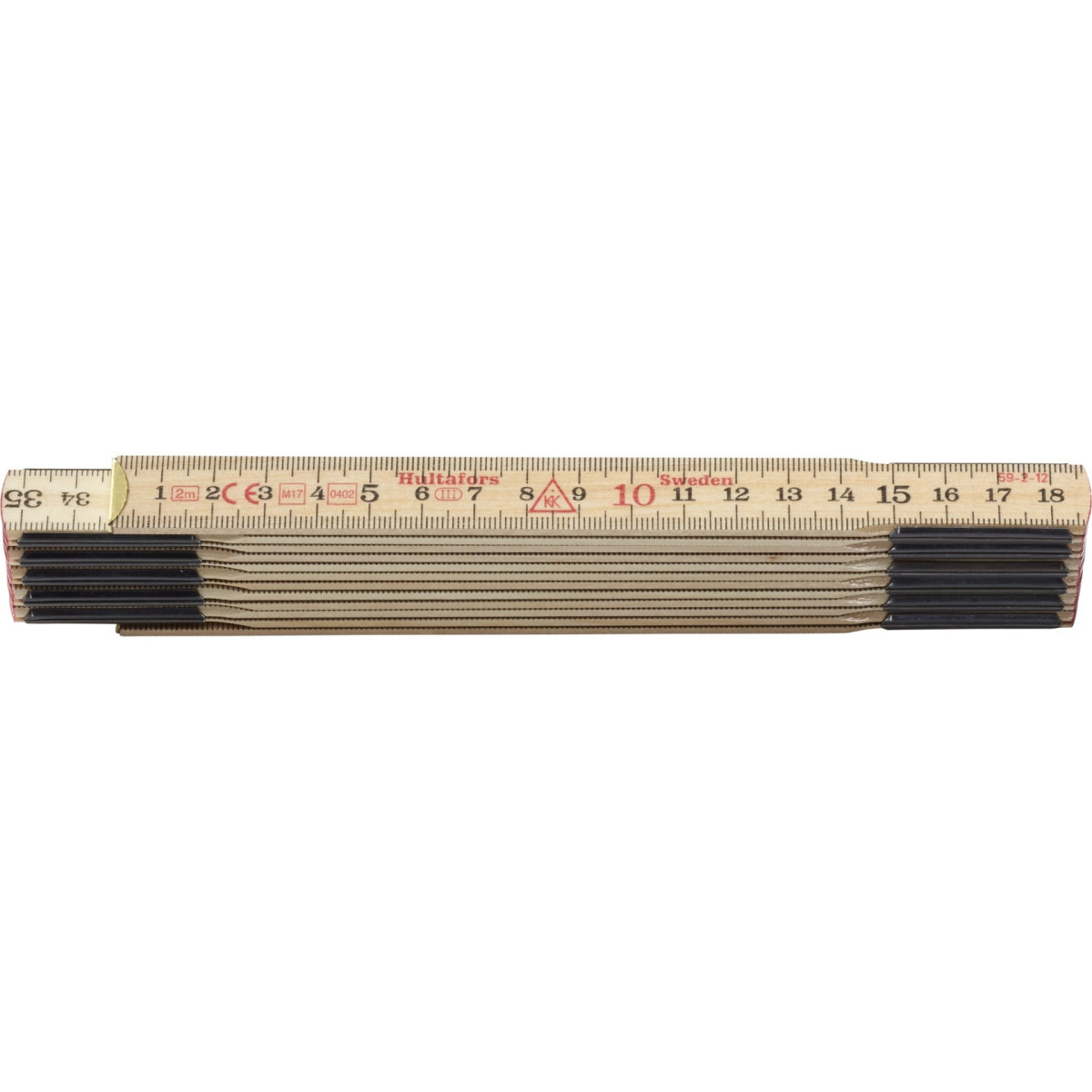 Hultafors Duimstok 59 2M - 12-delig