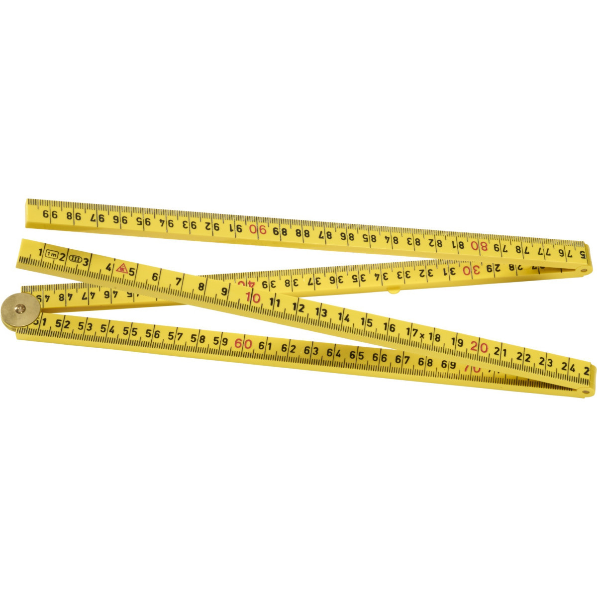 Hultafors Duimstok G 59 1M geel - 4-delig