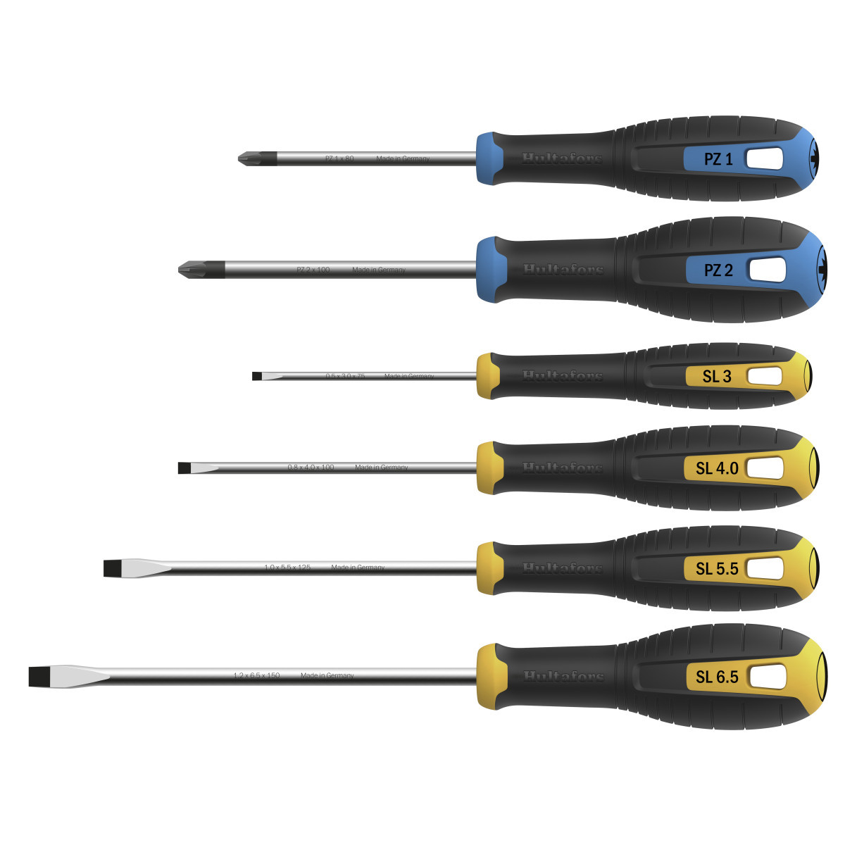 Hultafors Schroevendraaierset PZ en SL