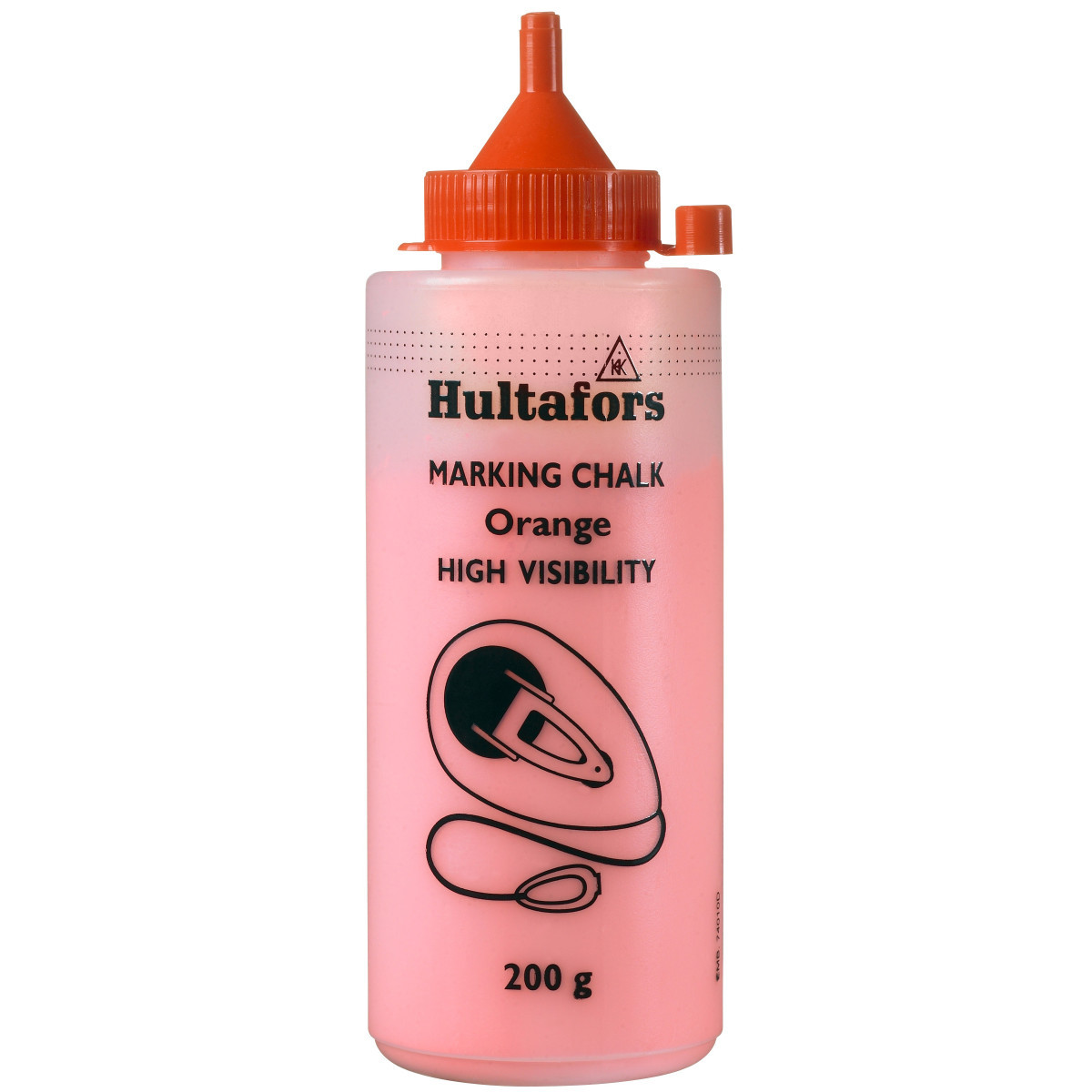 Hultafors Slaglijnkrijt oranje - 200 gram