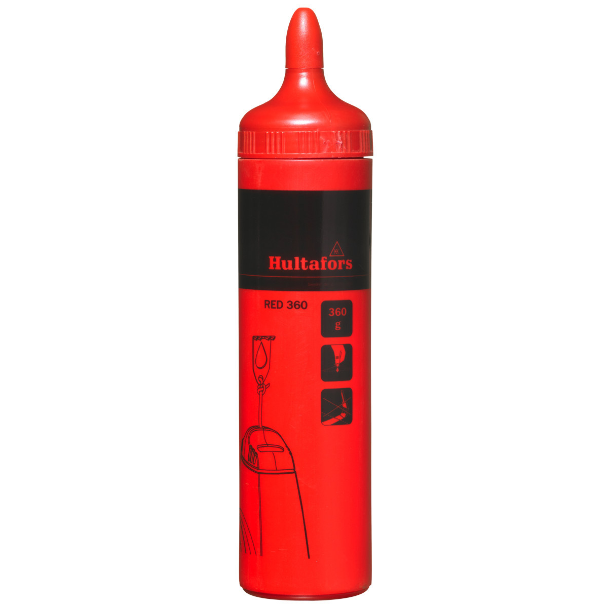 Hultafors Slaglijnkrijt rood - 360 gram