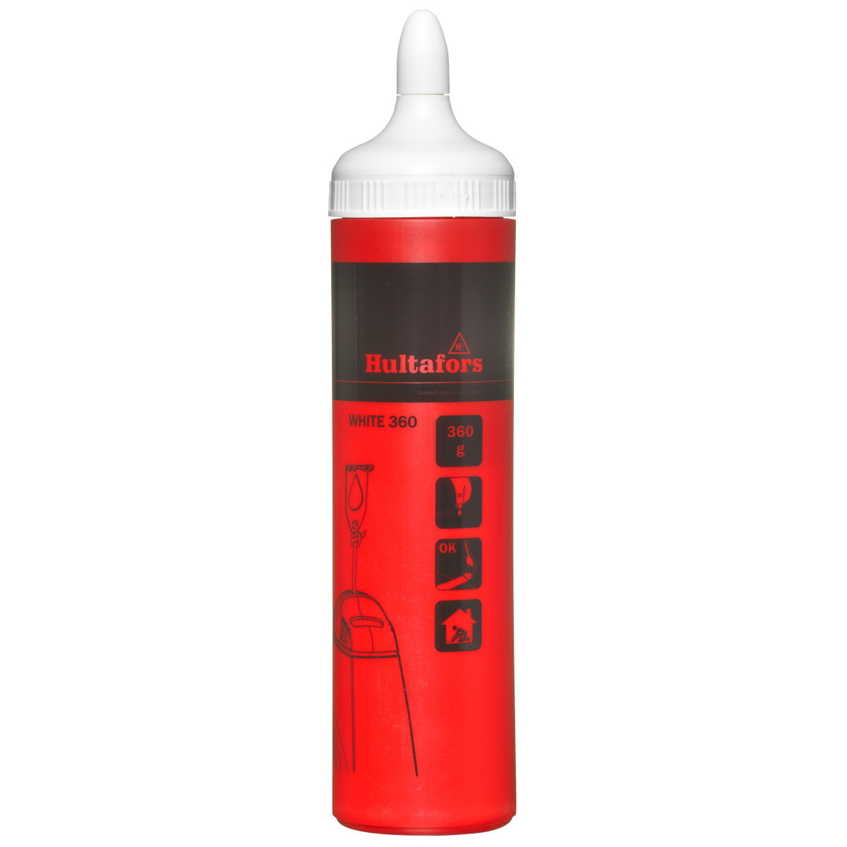 Hultafors Slaglijnkrijt wit - 360 gram