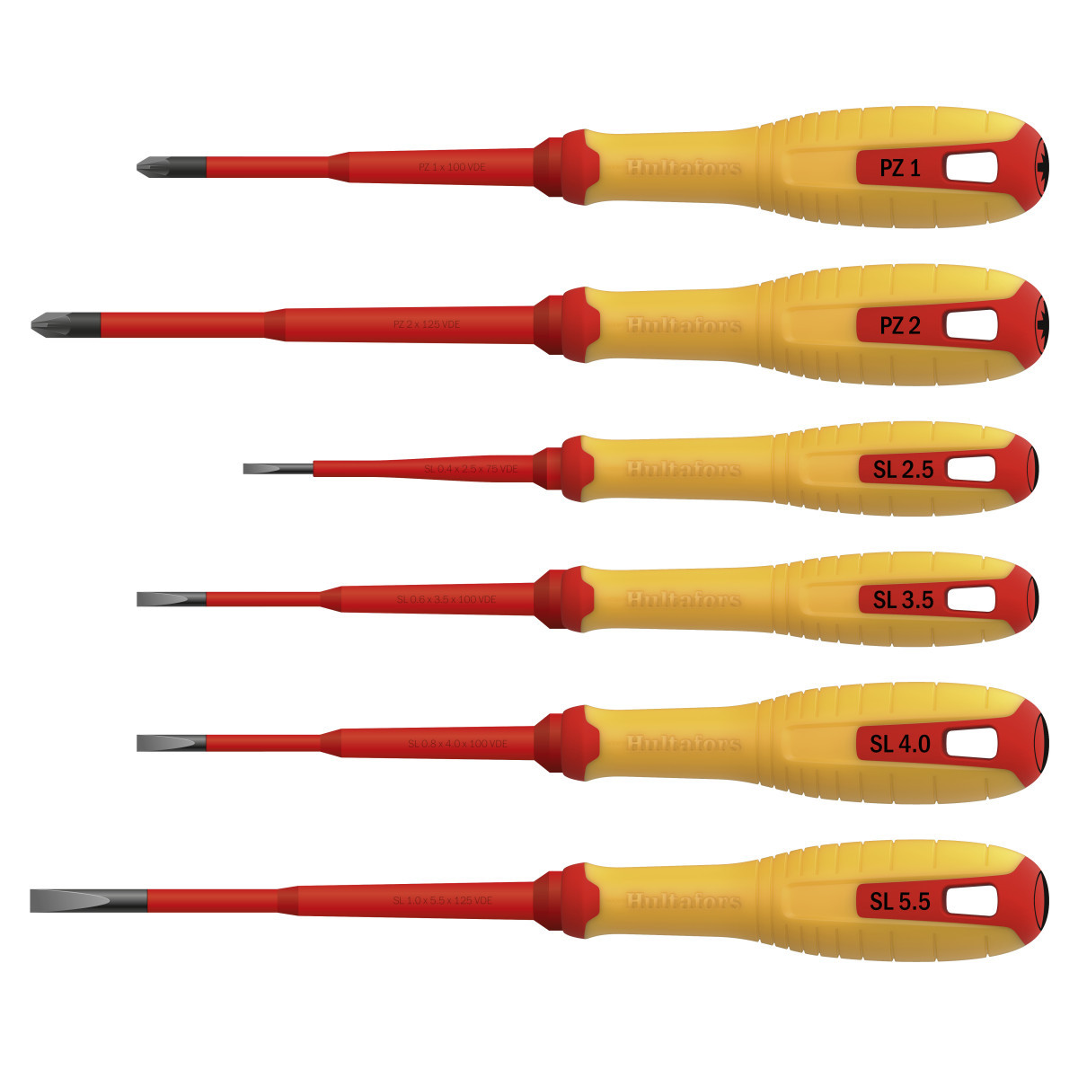 Hultafors Vde schroevendraaierset PZ en SL