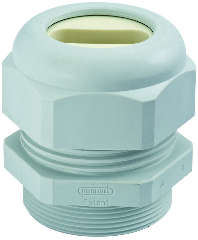 Hummel HSK-K-flaka wartel M20 lichtgrijs kunststof