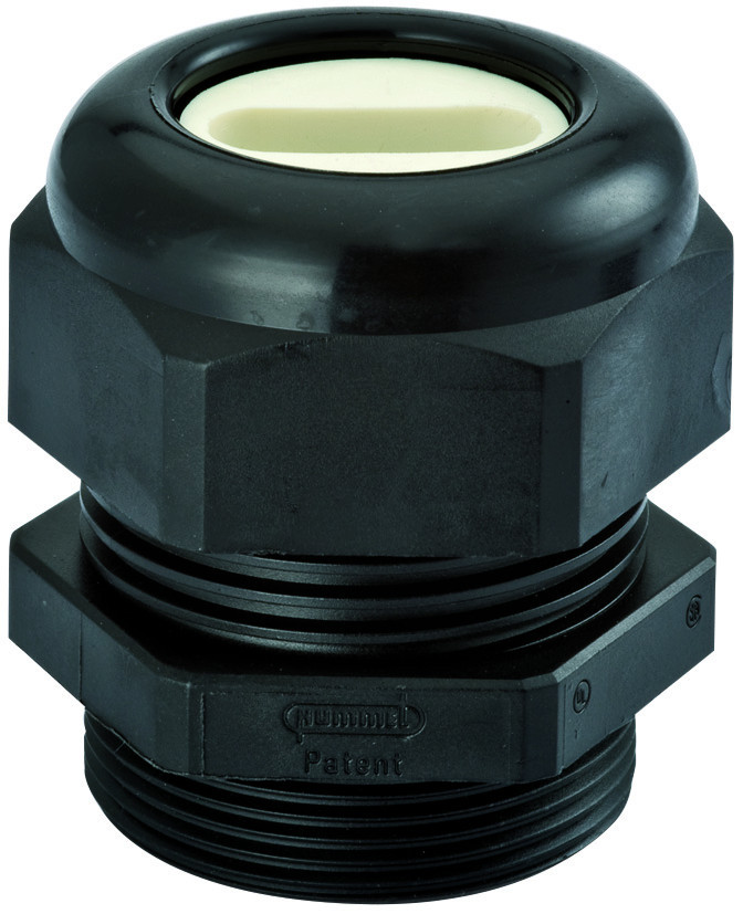 Hummel HSK-K-flaka wartel M20 zwart kunststof