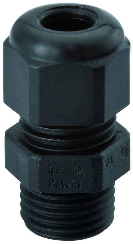 Hummel HSK-K wartel M50 zwart 25/31MM kunststof