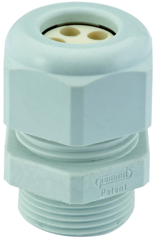 Hummel HSK-K-multi wartel PG11 lichtgrijs kunststof