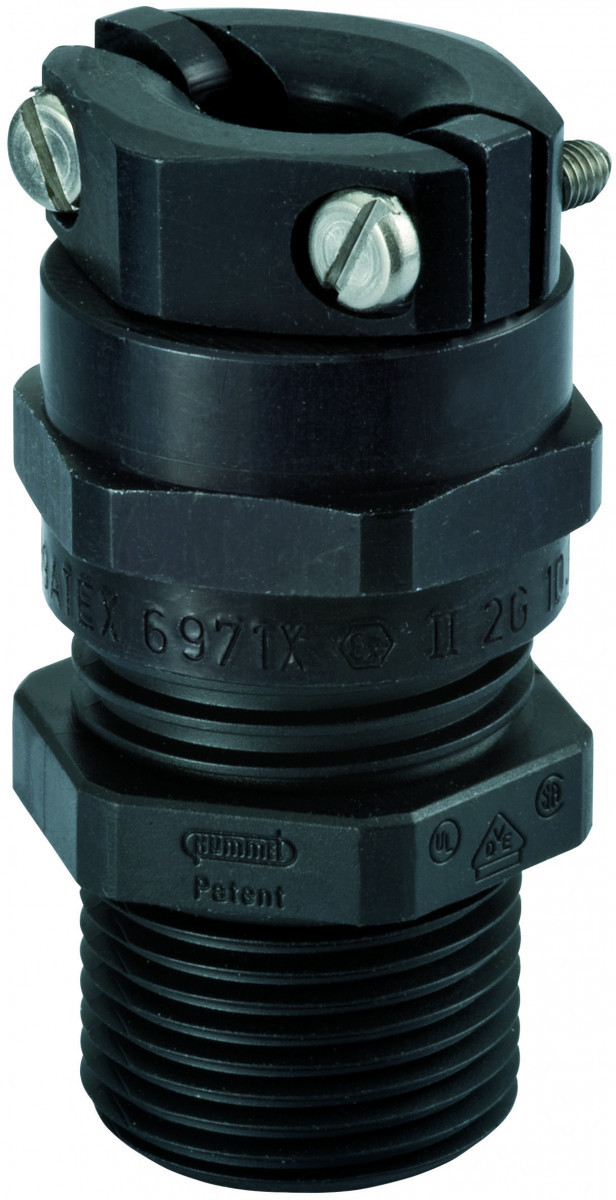 Hummel HSK-K-MZ-ex wartel M25 zwart 13/18MM kunststof