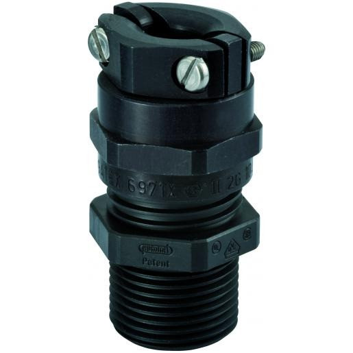 Hummel HSK-K-MZ-ex wartel M63 zwart 37/44MM kunststof