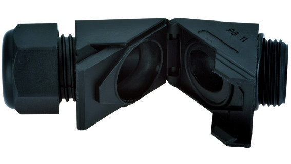 Hummel HSK-W wartel M20 zwart 5/9MM kunststof