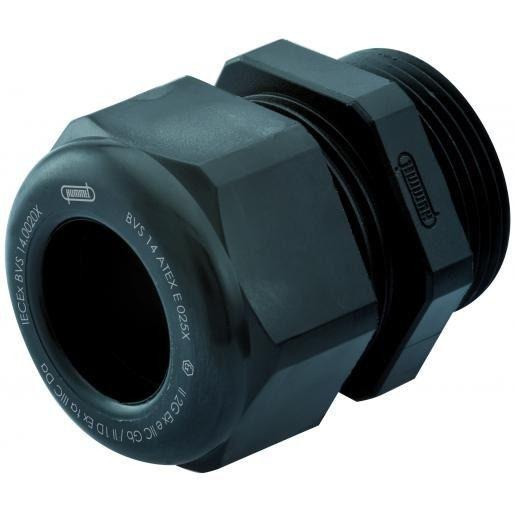 Hummel HSK-K-MZ-ex wartel M20 zwart 6/12MM kunststof