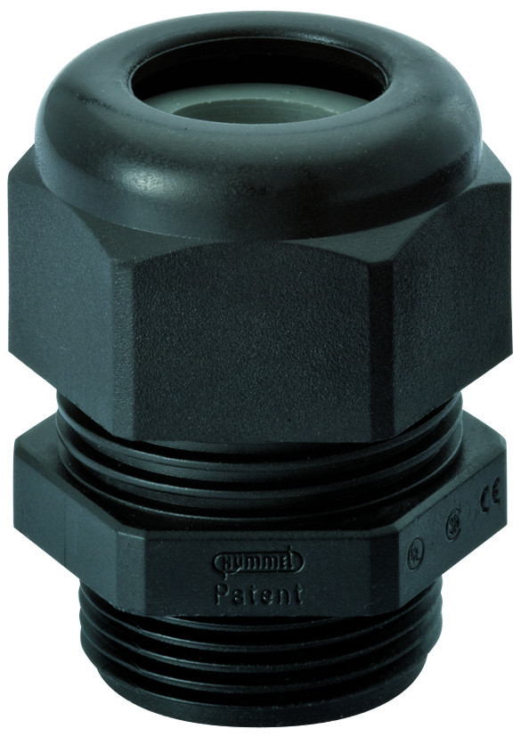 Hummel Metrica-P wartel M25 zwart 8/13MM kunststof