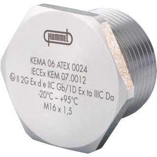 Hummel V-inox-ex-D blindplaat wartel kabel-/buisinvoer 32metrisch