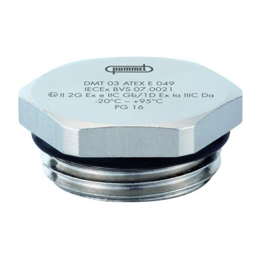 Hummel V-MS-VMQ-ex blindplaat wartel kabel-/buisinvoer 20metrisch