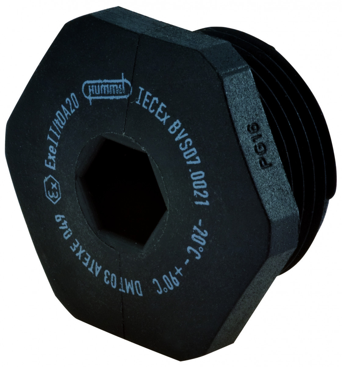 Hummel V-ex blindplaat wartel kabel-/buisinvoer 13,5PG