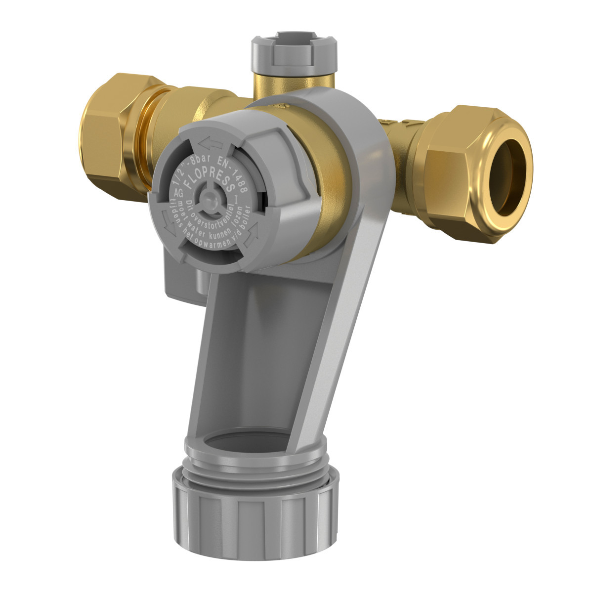 Flamco Pressure Safety Flopress Ic ½" K15 8.0bar