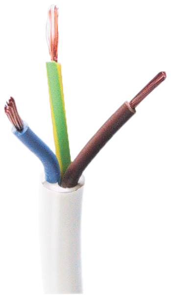 ICC VMVL Mantelleiding, 3x0,75MM2, zwart eca, buitendiam. 6,6MM