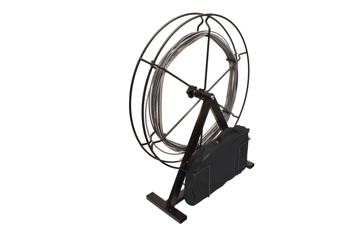 IDEAAL Trekveren Oprolmetalen Haspel + trekveer 40M M5 + 4 tools