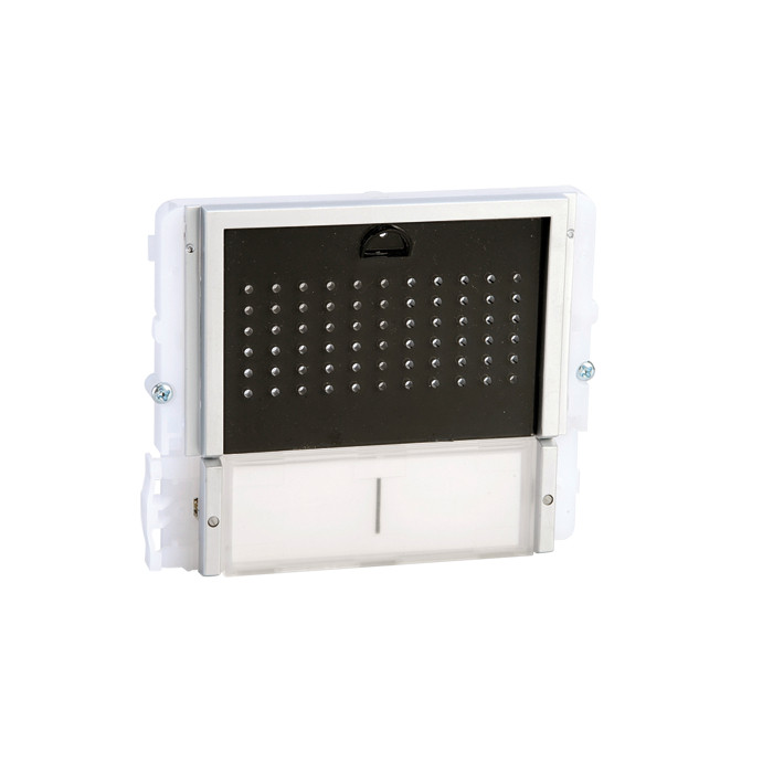 Ikall Audio frontplaat zwart met 2 drukkers
