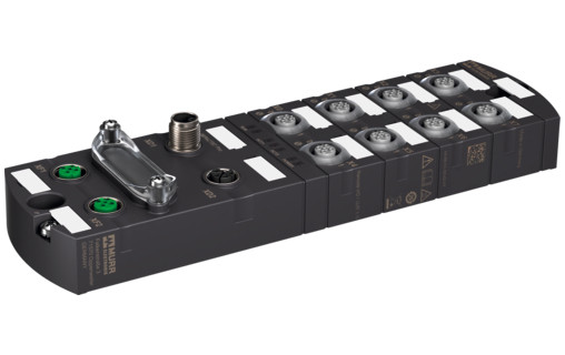 Impact67 Pro PN dio8 iol8 M12L 5P profinet, compact module, plastic