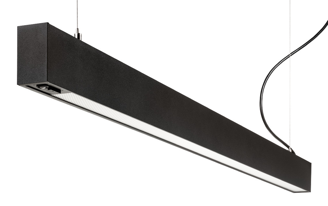 Inspire Connect 1200 zwart prismatische 3510LM 3000K ra>80 connect